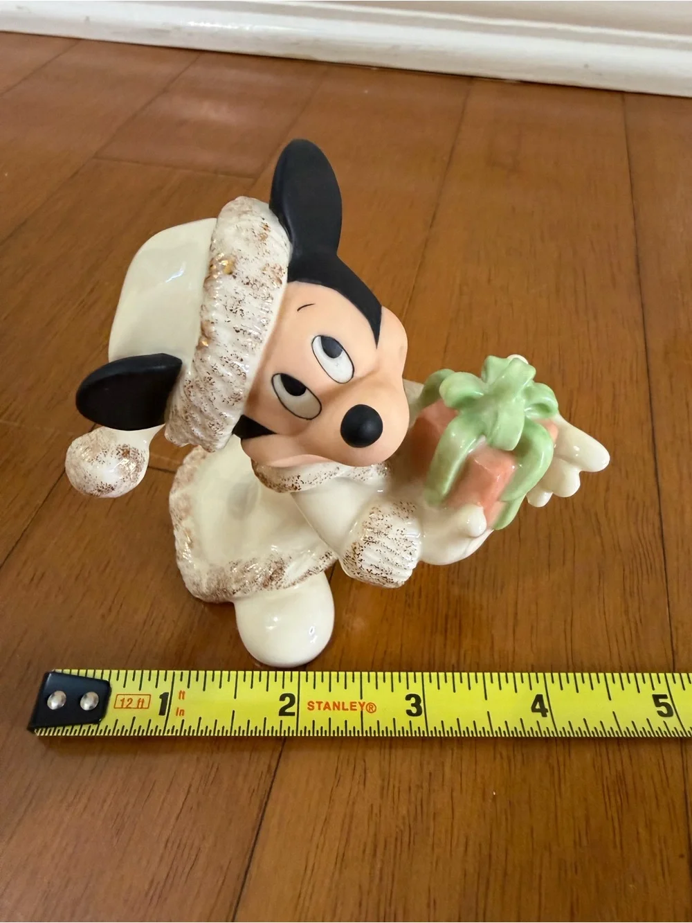 Lenox Disney Christmas with Mickey Figurine 24K Gold w/ Original Box & COA